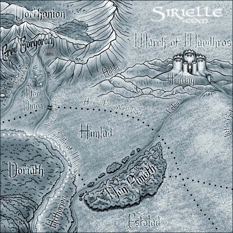 Beleriand detail Himring